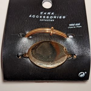 NWT Zara gold bracelet set